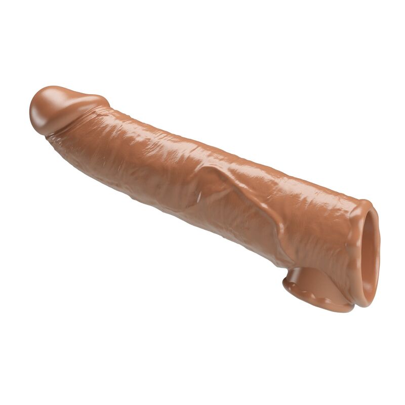 PRETTY LOVE - ADJUSTABLE PENIS EXTENSION SLEEVE 26 CM Ø 4 CM NATURAL
