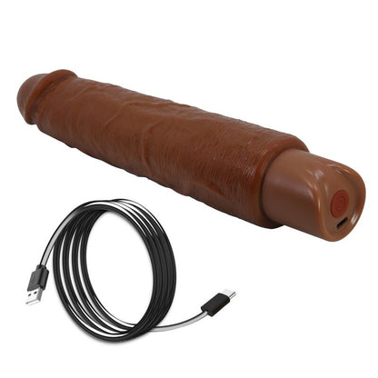 PRETTY LOVE - GAVIN REALISTIC VIBRATOR 25 CM Ø 5 CM BROWN