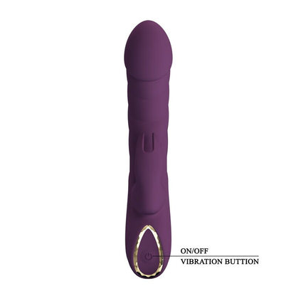 PRETTY LOVE - HARPER RECHARGEABLE RABBIT VIBRATOR 10 FUNCTIONS PURPLE