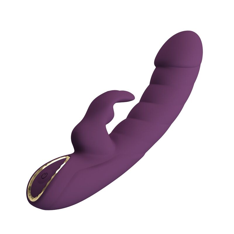 PRETTY LOVE - HARPER RECHARGEABLE RABBIT VIBRATOR 10 FUNCTIONS PURPLE