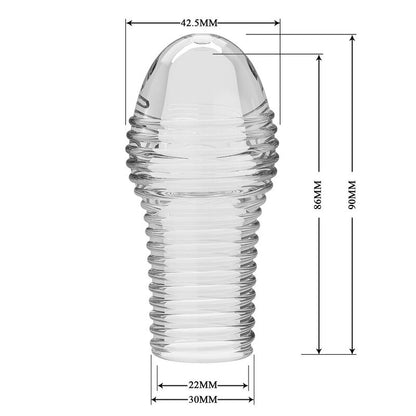 PRETTY LOVE - HOTTT PENIS SLEEVE GET YOUR PENIS THICKER TRANSPARENT