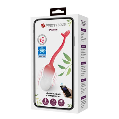 PRETTY LOVE - PULSEN APP CONTROL VIBRATING EGG 12 FUNCTIONS USB RECHARGEABLE PINK