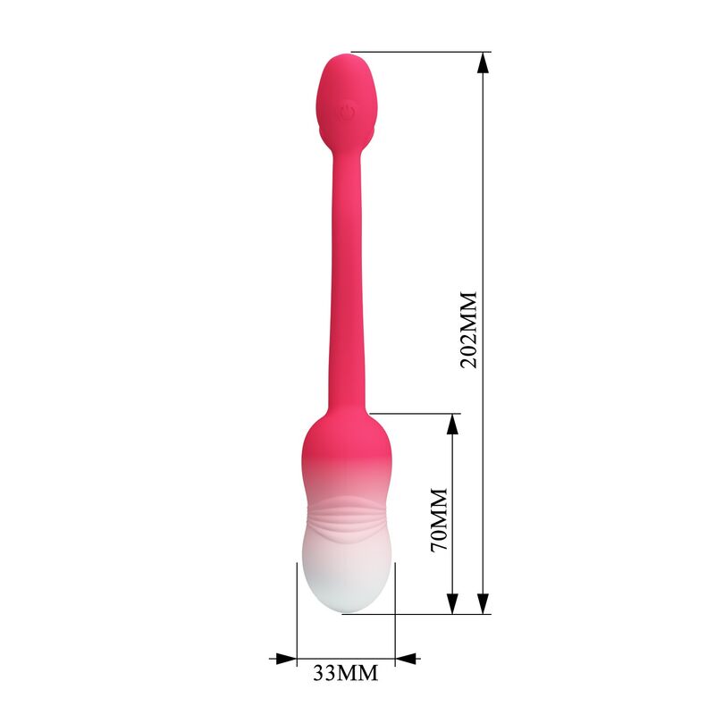 PRETTY LOVE - PULSEN APP CONTROL VIBRATING EGG 12 FUNCTIONS USB RECHARGEABLE PINK