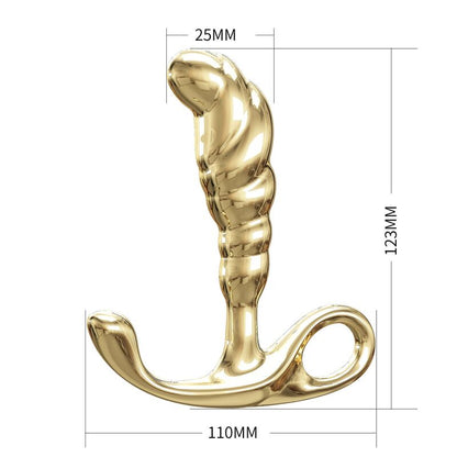PRETTY LOVE - JACK ZINC ALLOY PROSTATE MASSAGER GOLD