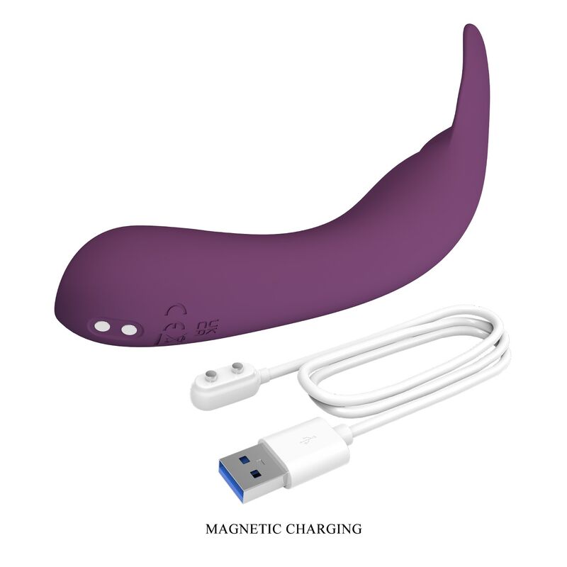 PRETTY LOVE - KENYELL RECHARGEABLE VIBRATOR 10 FUNCTIONS PURPLE