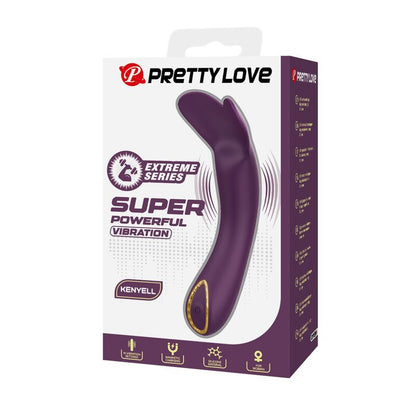 PRETTY LOVE - KENYELL RECHARGEABLE VIBRATOR 10 FUNCTIONS PURPLE