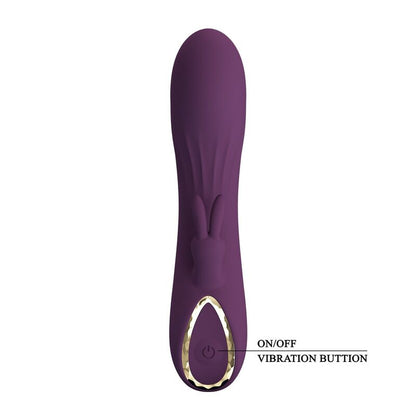 PRETTY LOVE - LANDYN RECHARGEABLE RABBIT VIBRATOR 10 FUNCTIONS PURPLE