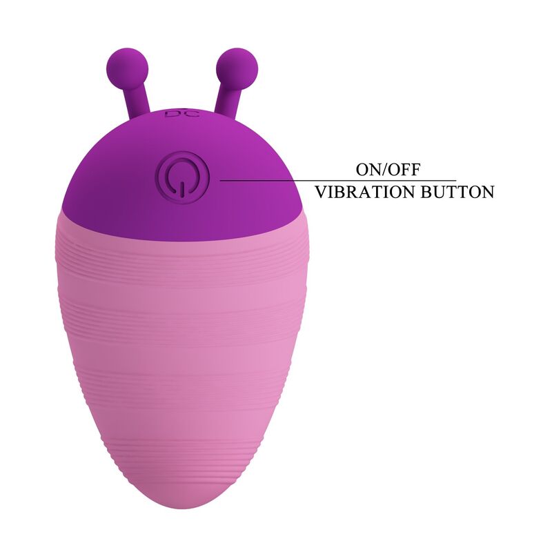 PRETTY LOVE - LITTLE BEE RECHARGEABLE CLITORAL STIMULATOR 7 MODES PURPLE-PINK