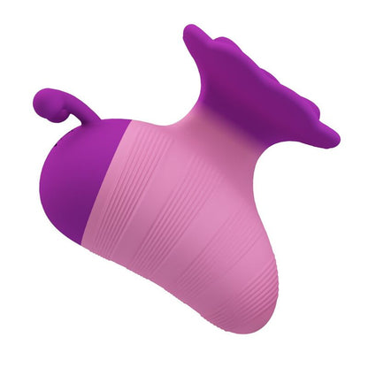 PRETTY LOVE - LITTLE BEE RECHARGEABLE CLITORAL STIMULATOR 7 MODES PURPLE-PINK