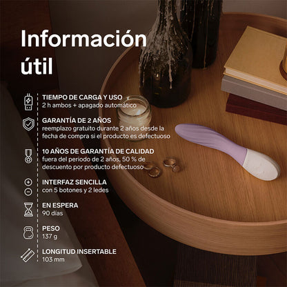 LELO - MONA TWIST RECHARGEABLE APP-CONTROLLED G-SPOT VIBRATOR LAVENDER