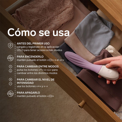 LELO - MONA TWIST RECHARGEABLE APP-CONTROLLED G-SPOT VIBRATOR LAVENDER