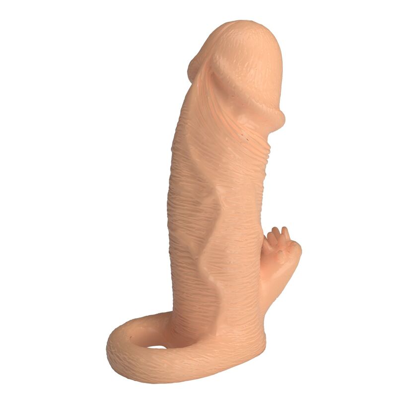 PRETTY LOVE - RODERIC PENIS EXTENSION SLEEVE 13 CM Ø 3.8 CM NATURAL