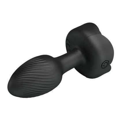 PRETTY LOVE - RECHARGEABLE VIBRATING ANAL PLUG 10 MODES BLACK