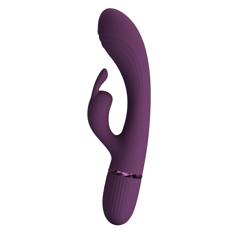 PRETTY LOVE - ROCCO RECHARGEABLE RABBIT VIBRATOR 10 FUNCTIONS PURPLE