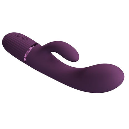 PRETTY LOVE - MARGIE RECHARGEABLE RABBIT VIBRATOR 10 FUNCTIONS PURPLE