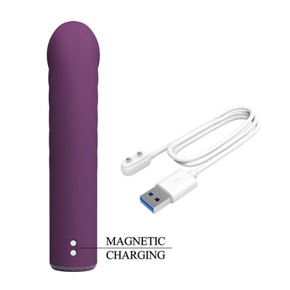 PRETTY LOVE - RYLAND RECHARGEABLE VIBRATOR 10 FUNCTIONS PURPLE