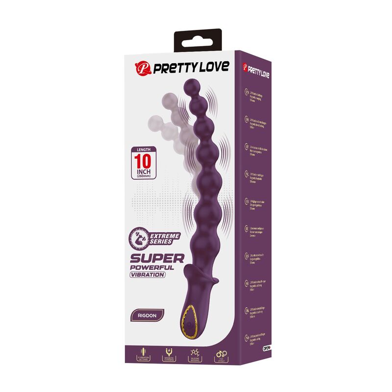 PRETTY LOVE - MADISON RECHARGEABLE ANAL VIBRATOR 10 FUNCTIONS