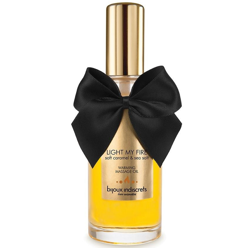 BIJOUX INDISCRETS - MASSAGE OIL HEAT EFFECT CARAMEL AROMA