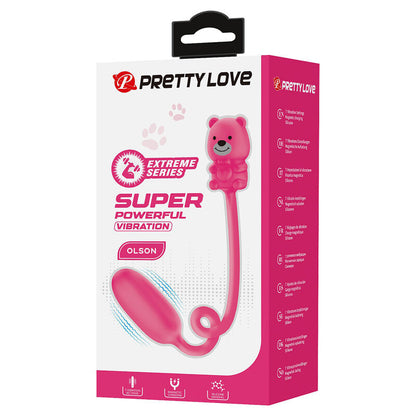 PRETTY LOVE - OLSON RECHARGEABLE BULLET VIBRATOR WITH WIRED CONTROLLER PINK