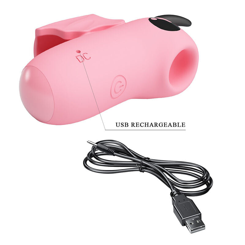 PRETTY LOVE - MAGIC DEVIL RECHARGEABLE FINGER STIMULATOR PINK