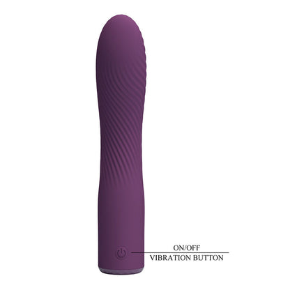 PRETTY LOVE - KISSELL RECHARGEABLE VIBRATOR 10 FUNCTIONS PURPLE