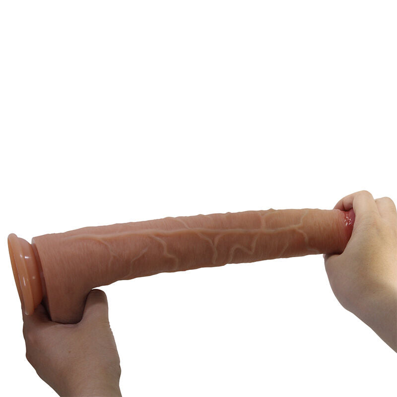 PRETTY LOVE - TERIN PLUS REALISTIC SILICONE DILDO WITH SUCTION CUP 37.6 CM Ø 5.5 CM