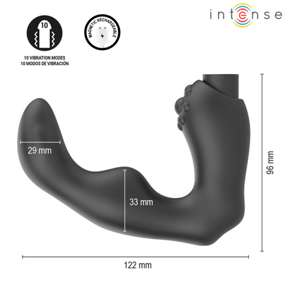 INTENSE - HENRY USB RECHARGEABLE PROSTATE MASSAGER BLACK