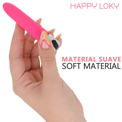 HAPPY LOKY - PIGLET USB RECHARGEABLE MINI VIBRATOR PINK