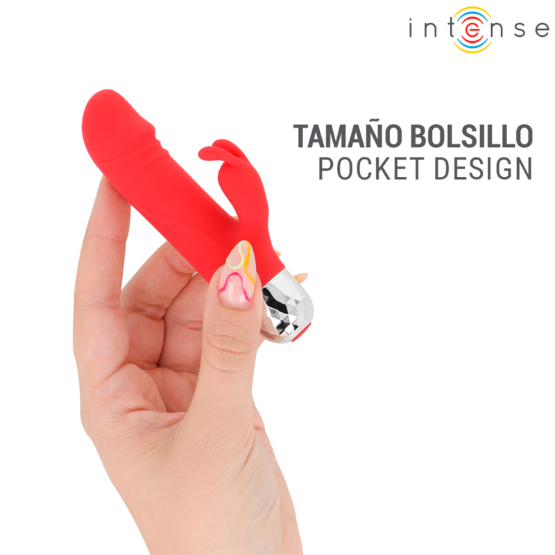 INTENSE - MIKE USB RECHARGEABLE MINI RABBIT VIBRATOR RED