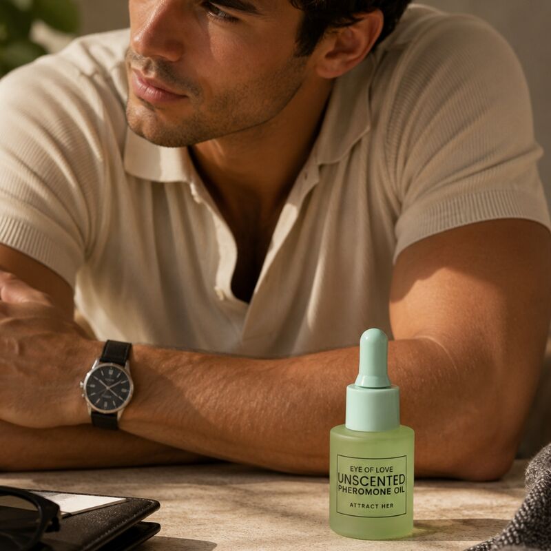 EYE OF LOVE - PHEROMONE-INFUSED PERFUMED OIL FOR MEN, FRAGRANCE-FREE, 20 ML