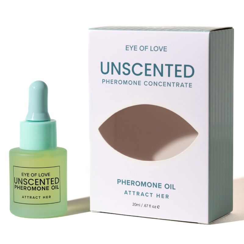 EYE OF LOVE - PHEROMONE-INFUSED PERFUMED OIL FOR MEN, FRAGRANCE-FREE, 20 ML