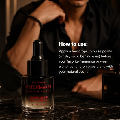 EYE OF LOVE - MATCHMAKER BLACK DIAMOND PHEROMONE PERFUME OIL 20 ML