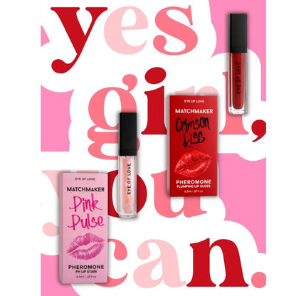 EYE OF LOVE - MATCHMAKER CRIMSON KISS RED LIP GLOSS VOLUMIZING EFFECT WITH PHEROMONES 8.5 ML