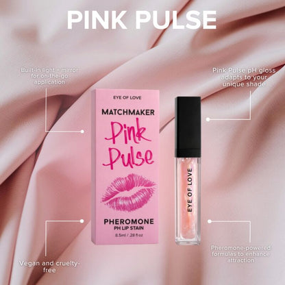 EYE OF LOVE - MATCHMAKER PINK PULSE PH LIP STAIN WITH PHEROMONES 8.5 ML