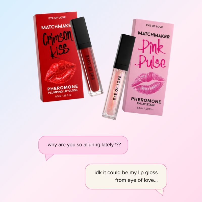 EYE OF LOVE - MATCHMAKER PINK PULSE PH LIP STAIN WITH PHEROMONES 8.5 ML