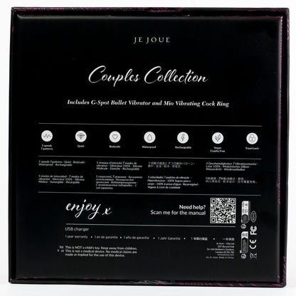 JE JOUE - COUPLES COLLECTION VIBRATOR SET FOR COUPLES