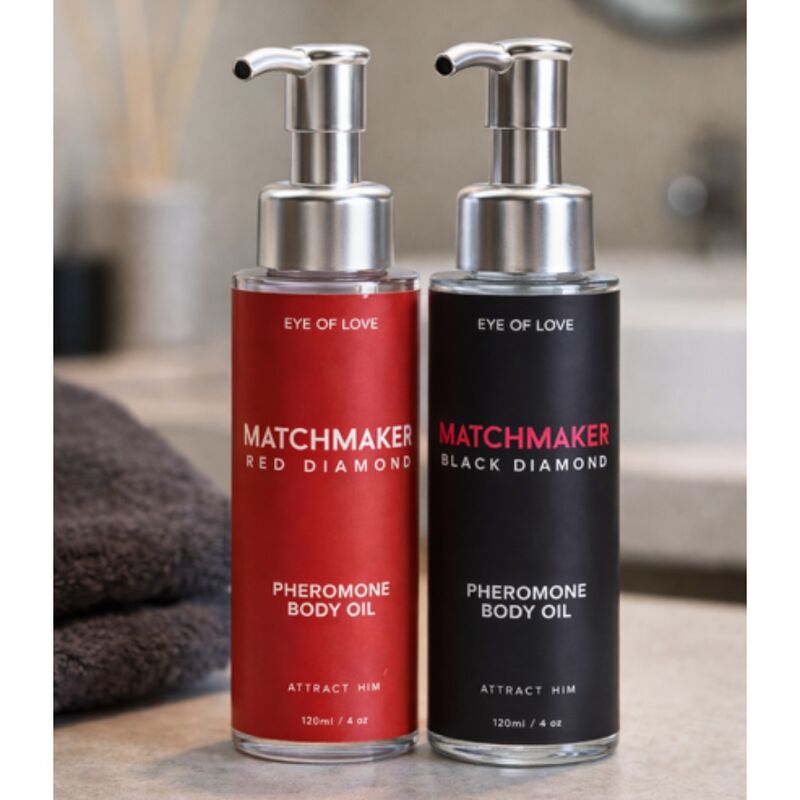 EYE OF LOVE - ACEITE CORPORAL CON FEROMONAS RED DIAMOND PARA BUSCAR PAREJA 120 ML
