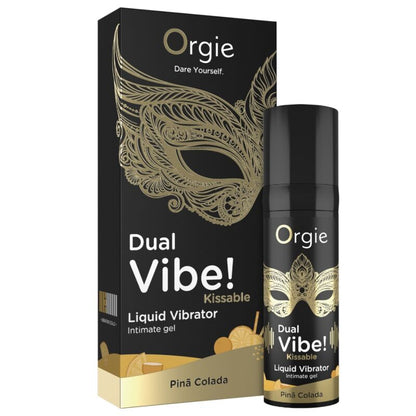 ORGIE - DUAL VIBE! PIÑA COLADA KISSABLE LIQUID VIBRATOR 15 ML