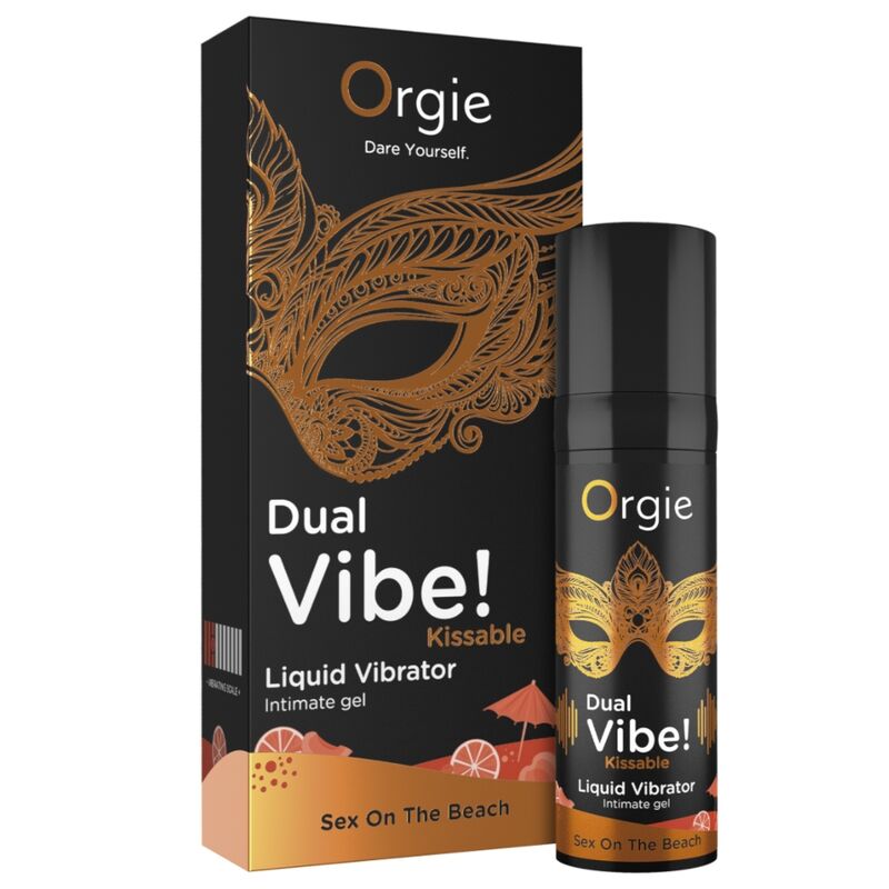 ORGIE - DUAL VIBE! SEX ON THE BEACH KISSABLE LIQUID VIBRATOR 15 ML