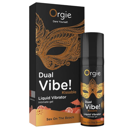 ORGIE - DUAL VIBE! SEX ON THE BEACH KISSABLE LIQUID VIBRATOR 15 ML