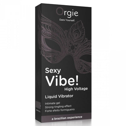 ORGIE - SEXY VIBE! HIGH VOLTAGE EXTRA STRONG LIQUID VIBRATOR 15 ML
