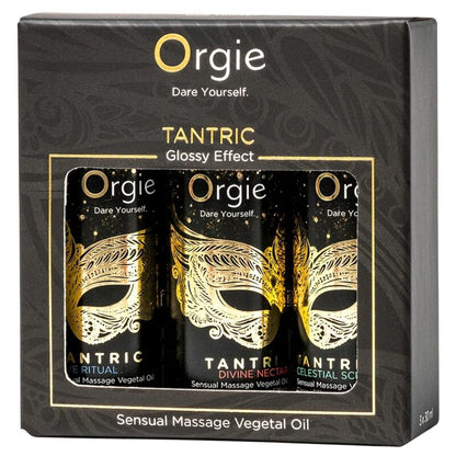 ORGIE - TANTRIC MINI SIZE COLLECTION SENSUAL MASSAGE OILS 3 X 30 ML