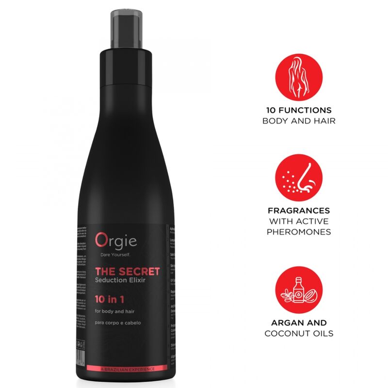 ORGIE - THE SECRET SEDUCTION ELIXIR 10 IN 1 BODY AND HAIR LOTION 200 ML