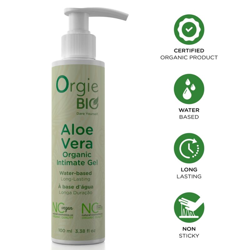 ORGIE - BIO ALOE VERA ORGANIC WATER-BASED INTIMATE GEL 100 ML