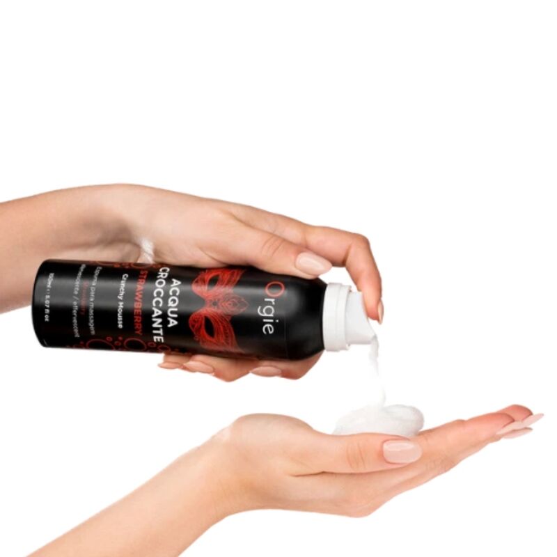 ORGIE - ACQUA CROCCANTE STRAWBERRY CRUNCHY MASSAGE MOUSSE 150 ML