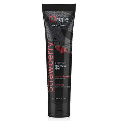 ORGIE - LUBE TUBE STRAWBERRY KISSABLE WATER-BASED INTIMATE GEL 100 ML