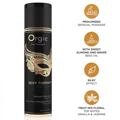 ORGIE - SEXY THERAPY THE SECRET SENSUAL MASSAGE OIL 200 ML