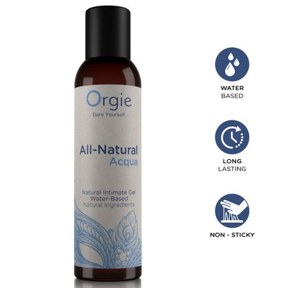 ORGIE - ALL-NATURAL ACQUA WATER-BASED INTIMATE GEL 150 ML