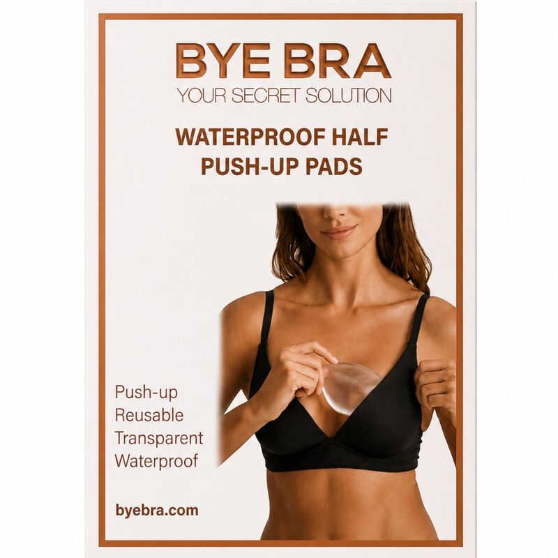 BYE-BRA - SEMI PADS PUSH-UP TRASPARENT