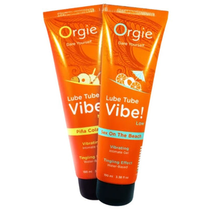 ORGIE - LUBE TUBE VIBE! SEX ON THE BEACH KISSABLE INTIMATE GEL LOW TINGLING 100 ML